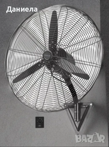 Вентилатор стенен 26''/30" Muhler, 160W, индустриален, снимка 4 - Вентилатори - 50889776