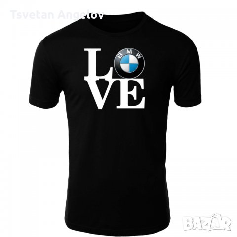 Мъжка тениска BMW LOVE white