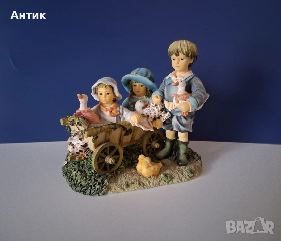 Красива Стара Фигура Статуетка Англия, снимка 3 - Колекции - 53594547