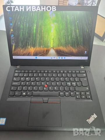  Лаптоп Lenovo ThinkPad T480, 14", Intel Core i5, 8GB ram, M.2 NVMe SSD 256GB, снимка 4 - Лаптопи за работа - 50655646