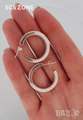Сребърни обеци подходящи как-то за ежедневието така и за празниците, снимка 5 - Обеци - 53005599
