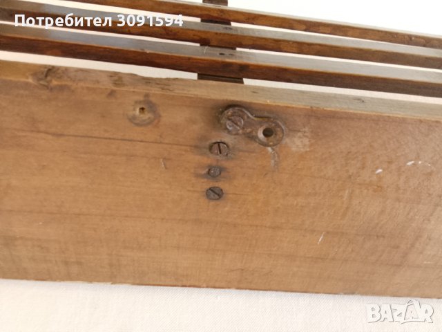 Стара Соц Дървена Закачалка., снимка 3 - Антикварни и старинни предмети - 43554615