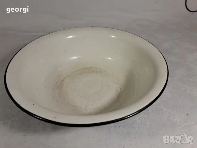 емайлиран леген СССР, снимка 2 - Антикварни и старинни предмети - 48180286