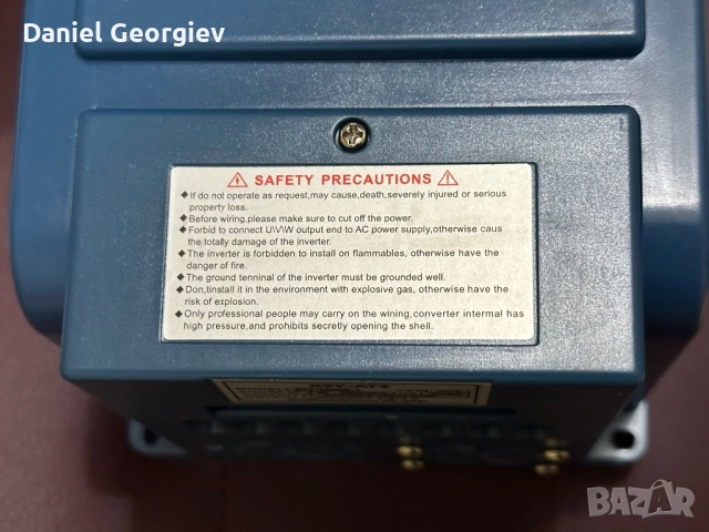 Трифазен инвертор 1.5 KW AT3-1500X ЧИСТО НОВ, снимка 5 - Друга електроника - 52840480