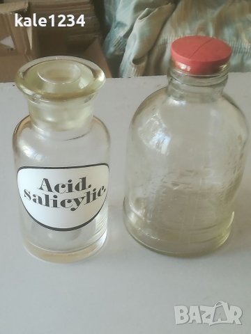 Аптекарски шишета. Старо аптекарско шише. Медицинско шише. Лабораторно. , снимка 2 - Лаборатория - 37540628