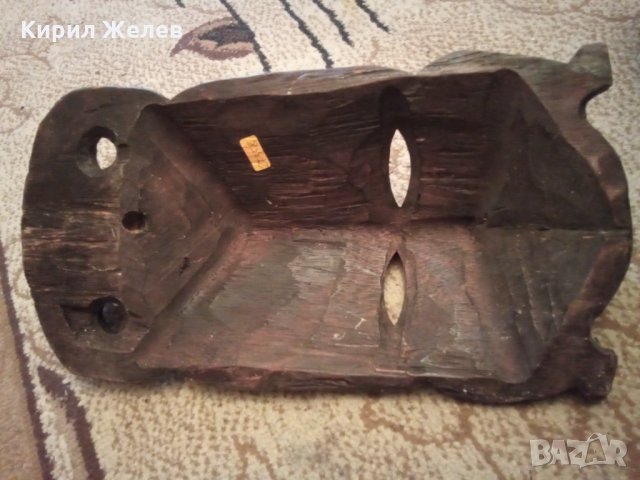 Маска дървена стара 27358, снимка 4 - Декорация за дома - 35024816