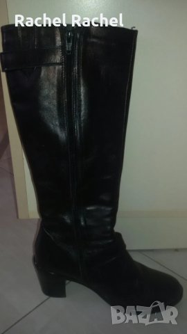 Продавам ботуши естествена кожа 38 номер, снимка 2 - Дамски ботуши - 43425795