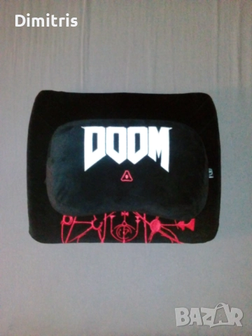 Оригинални възглавници за стол Noblechairs Hero DOOM Edition, снимка 9 - Столове - 52517416