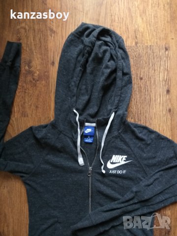 NIKE GYM VNTG HOODIE FZ - страхотно дамско горнище, снимка 4 - Спортни екипи - 34979414