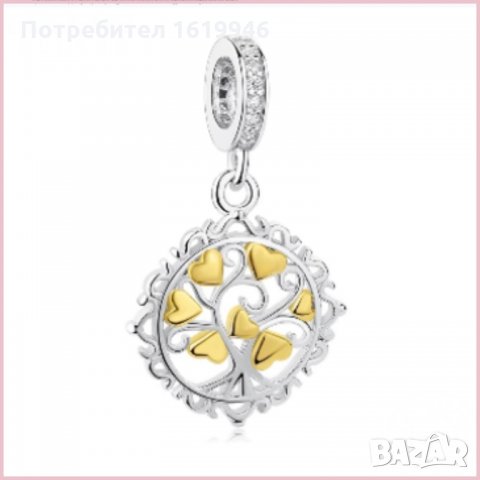 Сребърни талисмани за гривна Пандора, снимка 17 - Гривни - 28478892