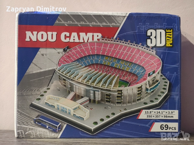 3D Пъзел стадион на футболни отбори 30см, снимка 2 - Игри и пъзели - 52813473