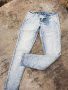 Двулицеви дънки Denim с принт цветя две лица, снимка 14