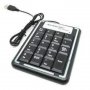 Клавиатура USB числова Digital One SP00170 черна тиха 18 клавиша Numerical Keypad, снимка 3