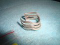 СТАР СРЕБЪРЕН ПРЪСТЕН РЪЧНА ИЗРАБОТКА РЕГУЛИРУЕМ 25109, снимка 6