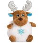 Плюшена играчка Еленче със синя снежинка Код: 10657-3