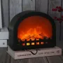USB LED Декоративна лампа/камина с реалистичен изкуствен огън, снимка 2