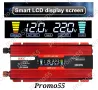 Инвертор с лед дисплей  500w 1000w 2000w 4000w 12v 220v / 24v 220v, снимка 3