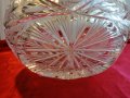 Уникална Кошница ,КРИСТАЛНО Стъкло , Фруктиера, Бисквитиера, снимка 8