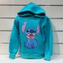 Нов мъжки суичър с дигитален печат Стич (Stitch) в зелен цвят, снимка 8