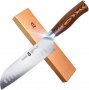 Нов кухненски нож от немска неръждаема стомана с ергономична дръжка за рязане кухня дом, снимка 1 - Прибори за хранене, готвене и сервиране - 39354769