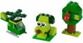 НОВО Lego Classic - Творчески зелени тухлички (11007), снимка 4