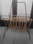 Стара метална поставка за вестници и списания, снимка 4