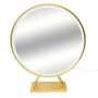 Огледало LED златно на стойка Код P1397, снимка 1