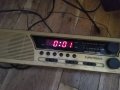 Furntronic радио 1990 г-Furntronic UKW/MW Furniture Clock Radio FCR 10 goldfarben-немско работи, снимка 13