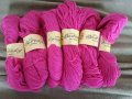 Розова прежда-чилета за ръчно плетиво качество по БДС , снимка 1 - Други - 33130573