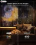 Светлина завеса с Wifi 540LEDs 1.50 x 2 м - програмируема Lphianx, снимка 7