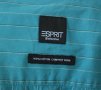 Esprit ® Collection мъжка раирана риза синьо-зелено, снимка 3