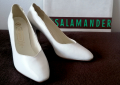 Бели официални кожени обувки Salamander № 38.5-39, UK 6 - нови, снимка 2