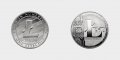 1 Лайткойн монета / 1 Litecoin ( LTC ) - Silver, снимка 2