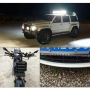 Външен прожектор със шест LED крушки за автомобили и мотоциклети 90 W LED BAR3, снимка 3