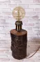 Дървена настолна лампа, снимка 5