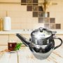 Чайник от неръждаема стомана, 1L, снимка 1 - Съдове за готвене - 44052078