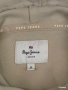 Pepe Jeans London Бежова качулка с френски тери и лого в центъра - Размер 16 години (170), снимка 2