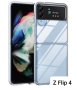 Силиконов Samsung Z flip 5 Z 4 Z 3 Z1 кейсове прозрачни и черни, снимка 4