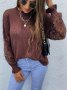 Дамски едноцветен шикозен пуловер с отворени шевове, 2цвята - 023, снимка 9