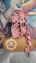 Пленително Красив Памучен Тюрбан с Десен на Цветя със Завързване КОД 2592, снимка 5