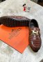 ✨Hermes различни цветове стилни мъжки мокасини✨, снимка 3