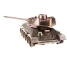 Декоративна фигурка от метал - танк с въртящи се гуми., снимка 2