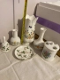 Порцеланови вази Aynsley  ,бурканче на Fortnum & Mason и чинийка и звънче на Wedgwood, снимка 2
