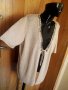 Бежова жилетка с къс ръкав с декорация мъниста ХХЛ, снимка 2