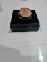 Сребърен комплект - пръстен и брошка с розов кварц, снимка 3