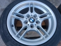 Лети джанти 17ки 5х120 BMW Syyle 66 + летни гуми 235/45/17 Continental, снимка 4