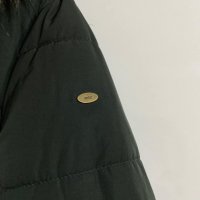 Макси дълго ватирано яке с качулка, ципове и странични, джобове, капси и фина подплата в тъмнозелено, снимка 2 - Якета - 38894484