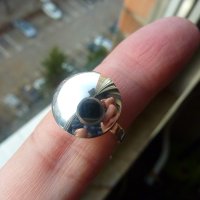 Нов кръгъл сребърен пръстен с халка 1.7 и 1.8, снимка 1 - Пръстени - 43855312