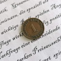 Райх монета - Германия - 1 пфениг | 1912г.; серия А, снимка 1 - Нумизматика и бонистика - 28859344