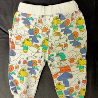 Бебешки памучни панталонки 9-12 месеца , снимка 2 - Бодита за бебе - 43091935